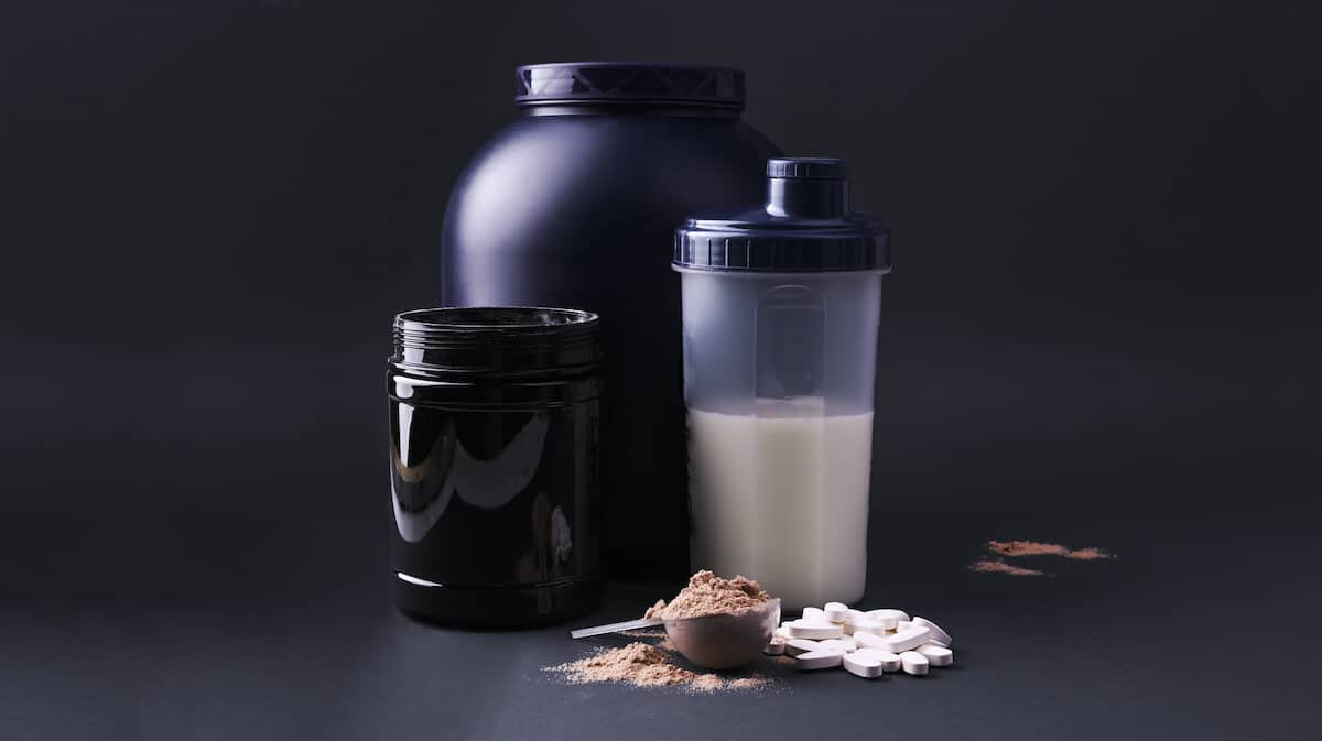 Protein shake, protein powder and supplements