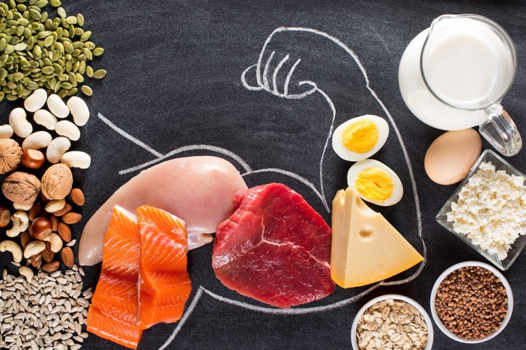 Protein before bed: different kinds of protein-rich food