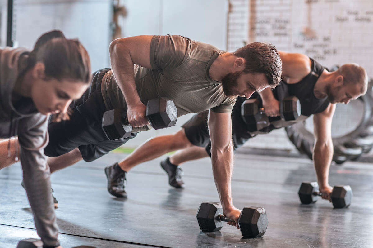 How often should you workout: group of people working out together